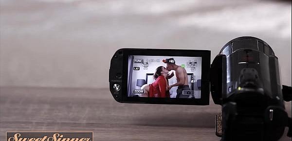  Kinky Couple (Natasha Nice, Alex Mack) Record Their Sexual Act On Camera - Sweet Sinner